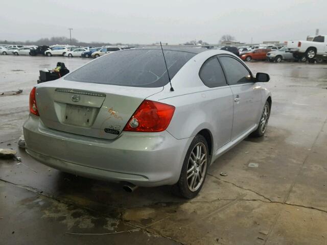 JTKDE177150004618 - 2005 TOYOTA SCION TC 银色 照片 4