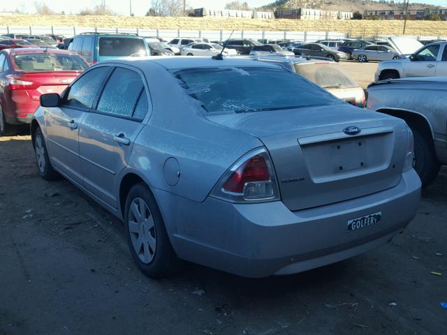 3FAHP06Z38R138119 - 2008 FORD FUSION S SILVER photo 3