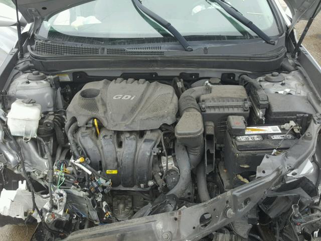 5NPEB4ACXDH731222 - 2013 HYUNDAI SONATA GLS SILVER photo 7