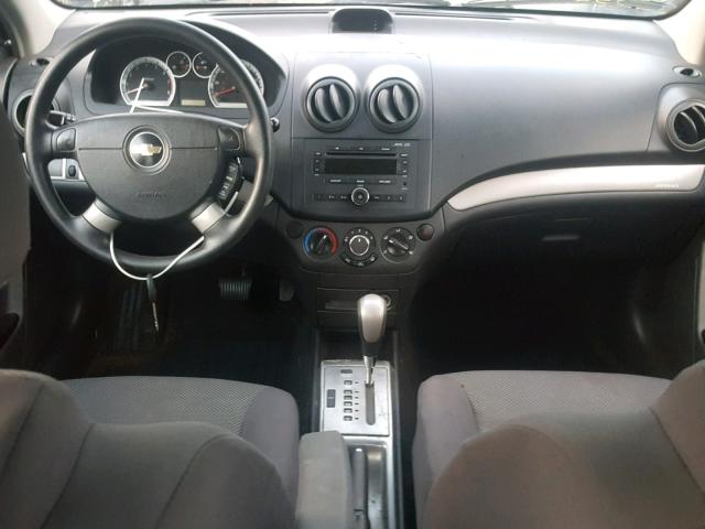 KL1TD56637B187217 - 2007 CHEVROLET AVEO BASE Gümüş foto 9