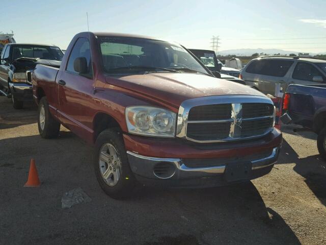 1D7HA16P07J504780 - 2007 DODGE RAM 1500 S RED photo 1