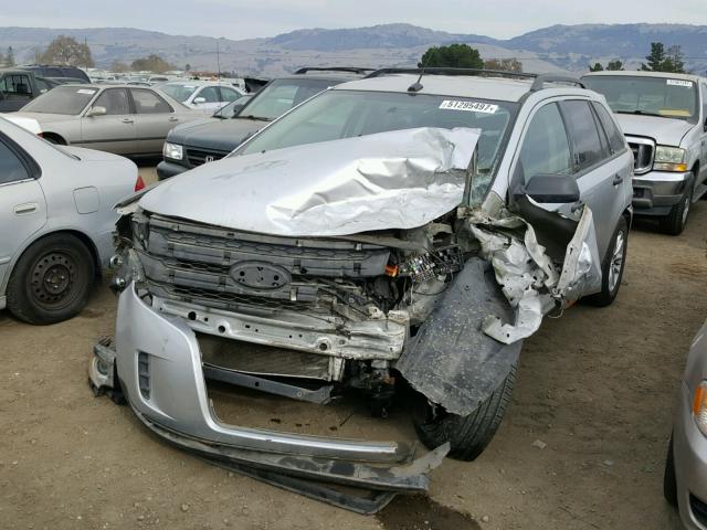 2FMDK3GC0DBB02024 - 2013 FORD EDGE SE SILVER photo 2