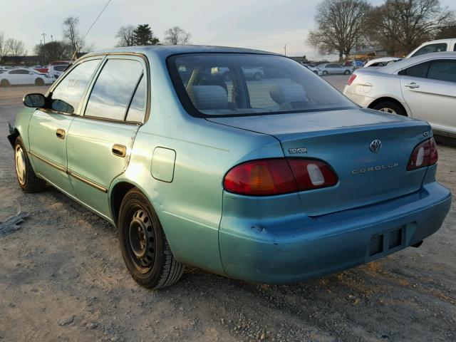 2T1BR12E7XC126689 - 1999 TOYOTA COROLLA VE GREEN photo 3