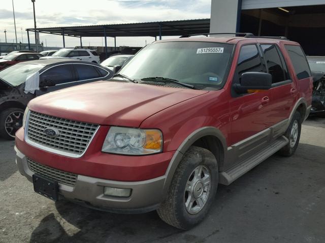 1FMRU17W63LC11777 - 2003 FORD EXPEDITION RED photo 2