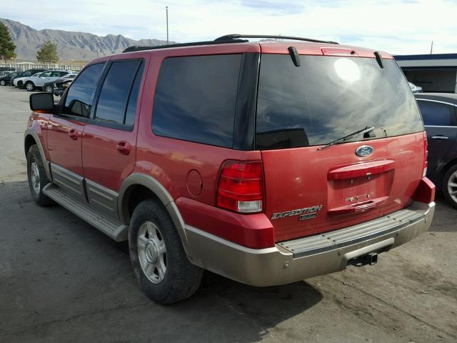 1FMRU17W63LC11777 - 2003 FORD EXPEDITION RED photo 3