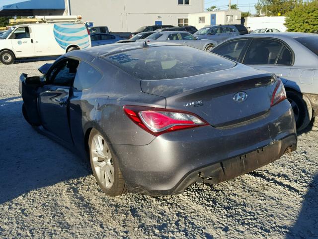 KMHHT6KJ2FU128207 - 2015 HYUNDAI GENESIS CO GRAY photo 3