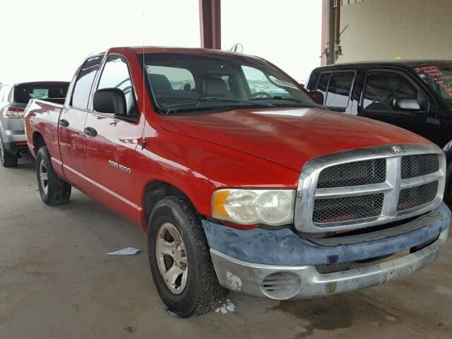 3D7HA18NX2G164270 - 2002 DODGE RAM 1500 RED photo 1