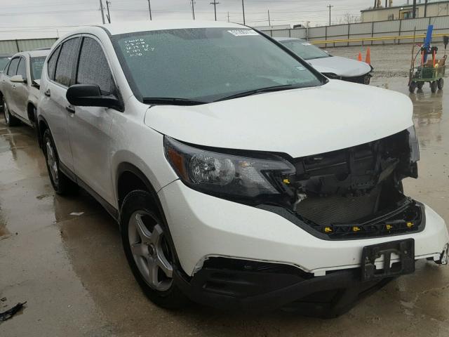 5J6RM3H35EL040005 - 2014 HONDA CR-V LX WHITE photo 1