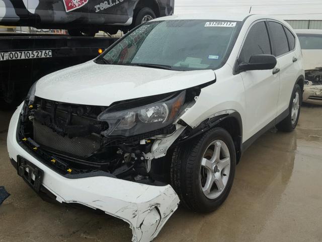 5J6RM3H35EL040005 - 2014 HONDA CR-V LX WHITE photo 2