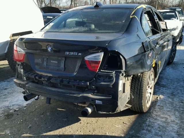 WBAVD53577A008967 - 2007 BMW 335 XI BLACK photo 4