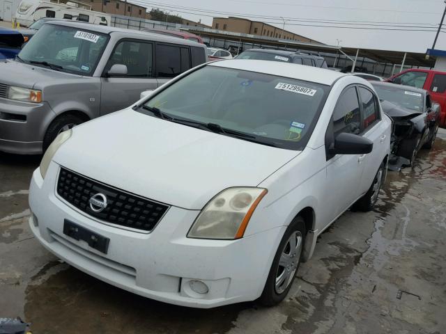 3N1AB61E58L757960 - 2008 NISSAN SENTRA 2.0 WHITE photo 2