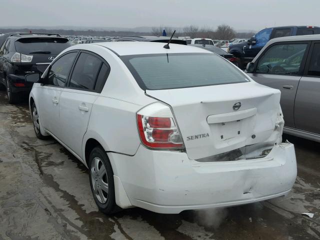 3N1AB61E58L757960 - 2008 NISSAN SENTRA 2.0 WHITE photo 3