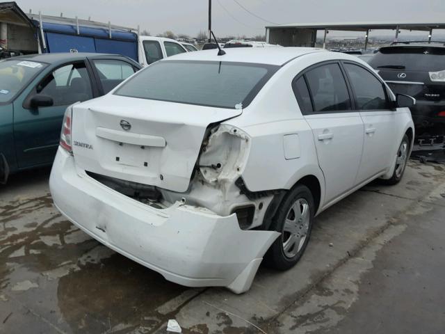 3N1AB61E58L757960 - 2008 NISSAN SENTRA 2.0 WHITE photo 4