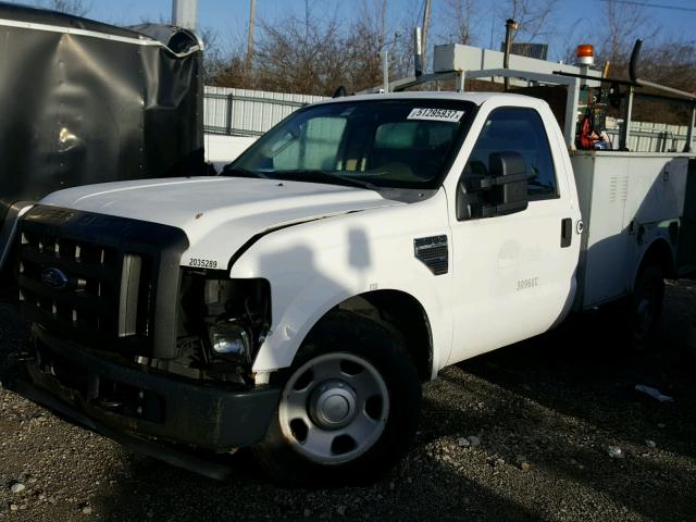 1FDSF305X8EC23094 - 2008 FORD F350 SRW S SILVER photo 2