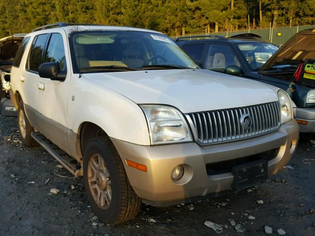 4M2ZU86W54ZJ44418 - 2004 MERCURY MOUNTAINEE WHITE photo 1