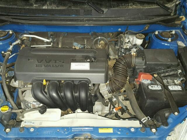 2T1KR32E28C711760 - 2008 TOYOTA COROLLA MA BLUE photo 7