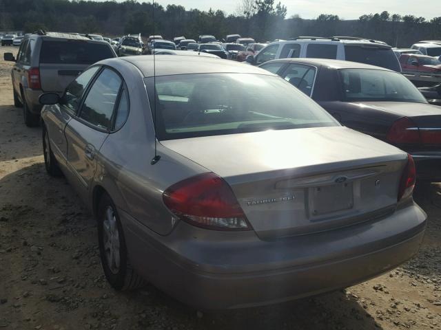 1FAFP56U06A129894 - 2006 FORD TAURUS SEL BEIGE photo 3