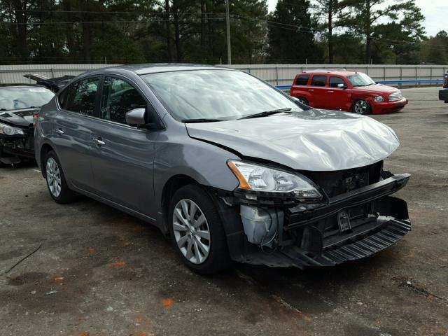 3N1AB7AP4DL741069 - 2013 NISSAN SENTRA GRAY photo 1