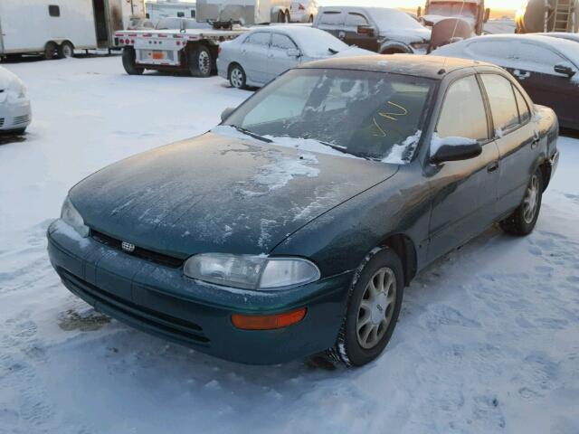 1Y1SK5282TZ046251 - 1996 GEO PRIZM LSI GREEN photo 2