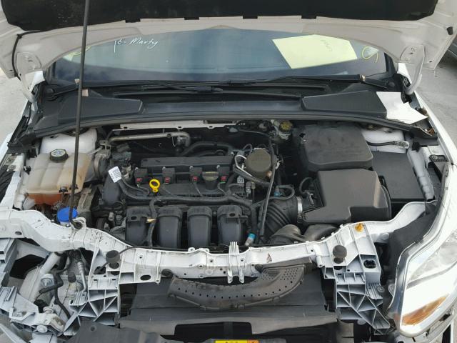 1FADP3F23DL342222 - 2013 FORD FOCUS SE WHITE photo 7