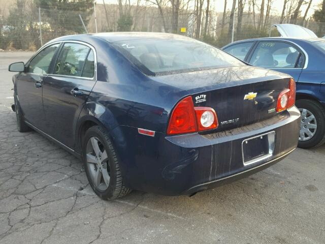 1G1ZC5EU9BF133730 - 2011 CHEVROLET MALIBU 1LT BLUE photo 3