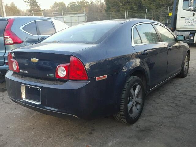 1G1ZC5EU9BF133730 - 2011 CHEVROLET MALIBU 1LT BLUE photo 4