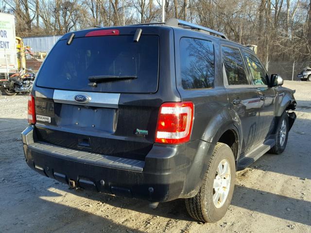 1FMCU9EG7BKA32040 - 2011 FORD ESCAPE LIM BLACK photo 4