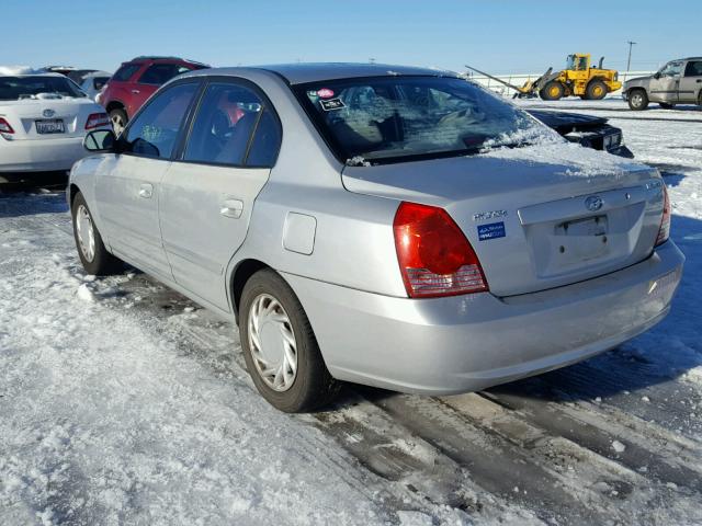 KMHDN46D75U950453 - 2005 HYUNDAI ELANTRA GL SILVER photo 3