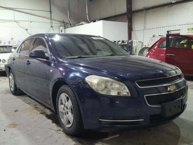 1G1ZG57B08F173476 - 2008 CHEVROLET MALIBU LS BLUE photo 1