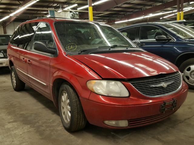 2C8GT54L83R193269 - 2003 CHRYSLER TOWN & COU RED photo 1