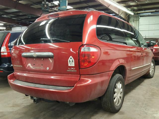 2C8GT54L83R193269 - 2003 CHRYSLER TOWN & COU RED photo 4