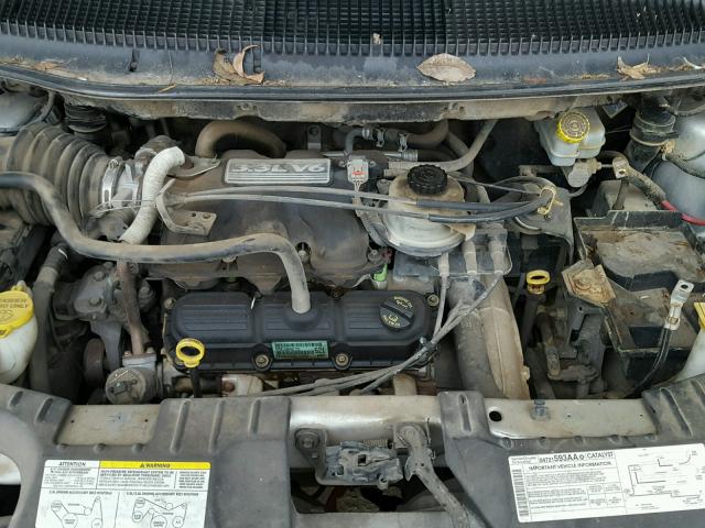 2A4GP44R96R742173 - 2006 CHRYSLER TOWN & COU GRAY photo 7