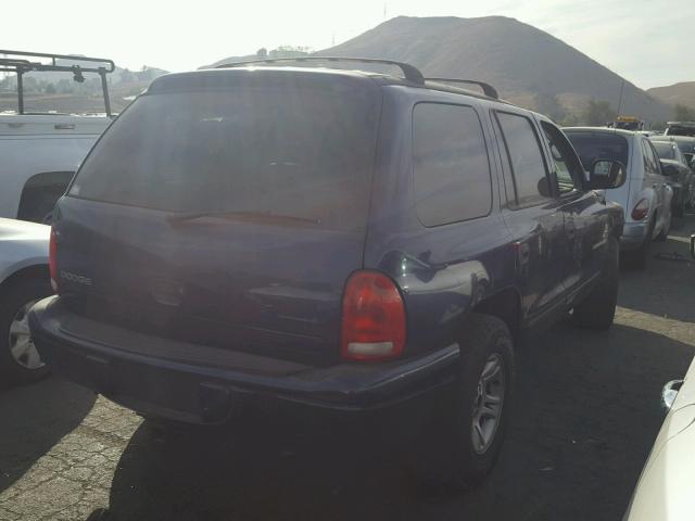 1B4HR28Y7XF529612 - 1999 DODGE DURANGO BLUE photo 4