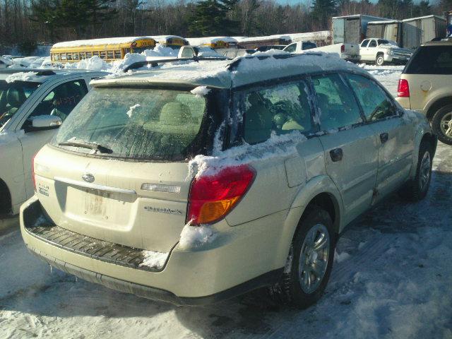 4S4BP61C277307618 - 2007 SUBARU LEGACY OUT SILVER photo 4