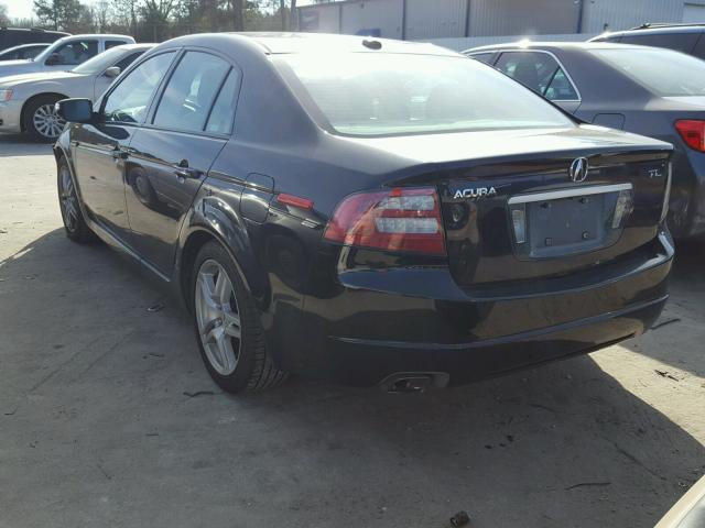 19UUA662X7A036312 - 2007 ACURA TL BLACK photo 3