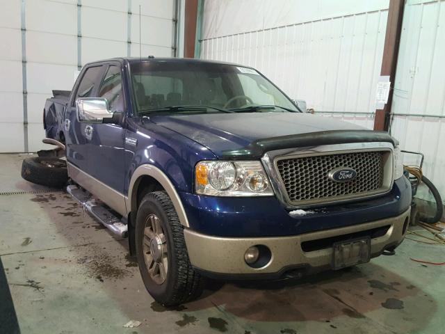 1FTPW14VX8FB91461 - 2008 FORD F150 SUPER BLUE photo 1