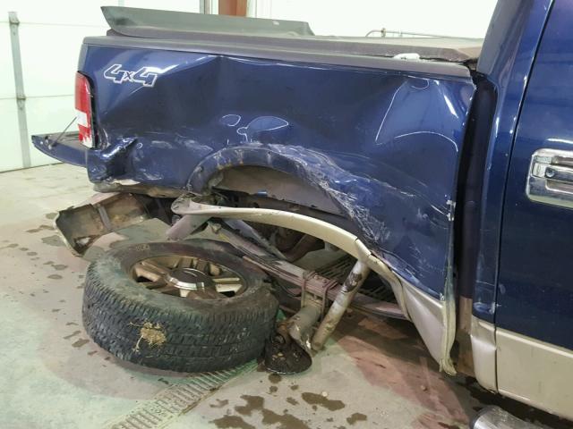 1FTPW14VX8FB91461 - 2008 FORD F150 SUPER BLUE photo 9