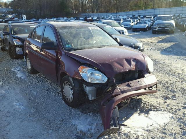 KMHCM46C59U317736 - 2009 HYUNDAI ACCENT GLS MAROON photo 1