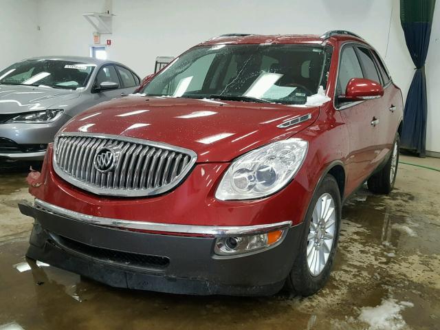 5GAKVCED8CJ109426 - 2012 BUICK ENCLAVE RED photo 2
