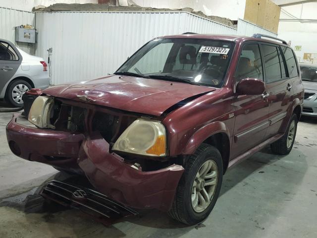 JS3TX92V164106398 - 2006 SUZUKI XL7 MAROON photo 2