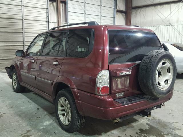 JS3TX92V164106398 - 2006 SUZUKI XL7 MAROON photo 3