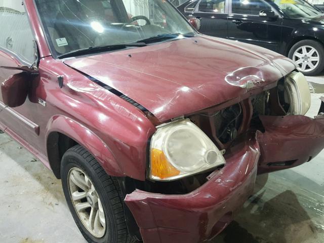 JS3TX92V164106398 - 2006 SUZUKI XL7 MAROON photo 9