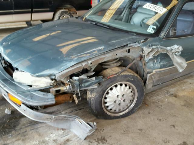 2G4WF55L6R1400599 - 1994 BUICK REGAL GRAN GREEN photo 9