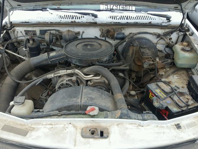 1B7GL23X7TS591186 - 1996 DODGE DAKOTA WHITE photo 7