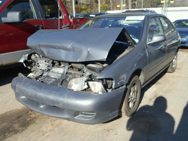 3N1AB41D3XL105378 - 1999 NISSAN SENTRA BAS GRAY photo 2