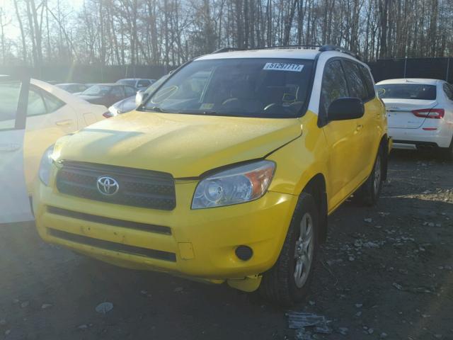 JTMZD33V786068065 - 2008 TOYOTA RAV4 YELLOW photo 2