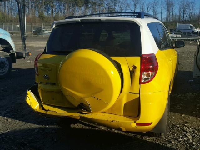 JTMZD33V786068065 - 2008 TOYOTA RAV4 YELLOW photo 4