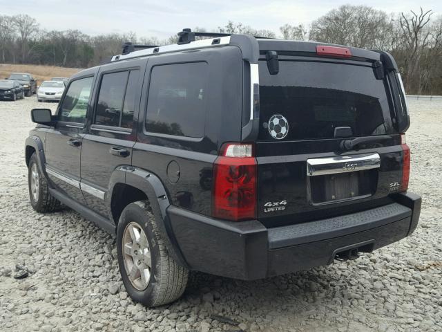 1J8HG582X6C122611 - 2006 JEEP COMMANDER BLACK photo 3