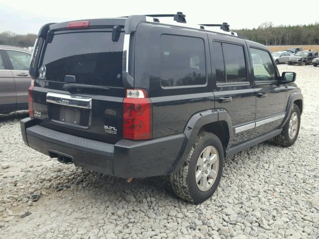 1J8HG582X6C122611 - 2006 JEEP COMMANDER BLACK photo 4