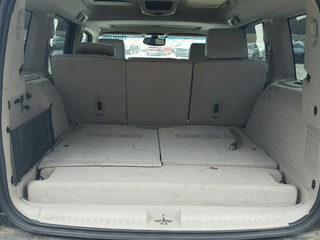 1J8HG582X6C122611 - 2006 JEEP COMMANDER BLACK photo 9